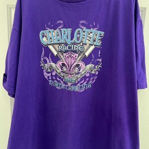 Charlotte Racing Tee - Purple